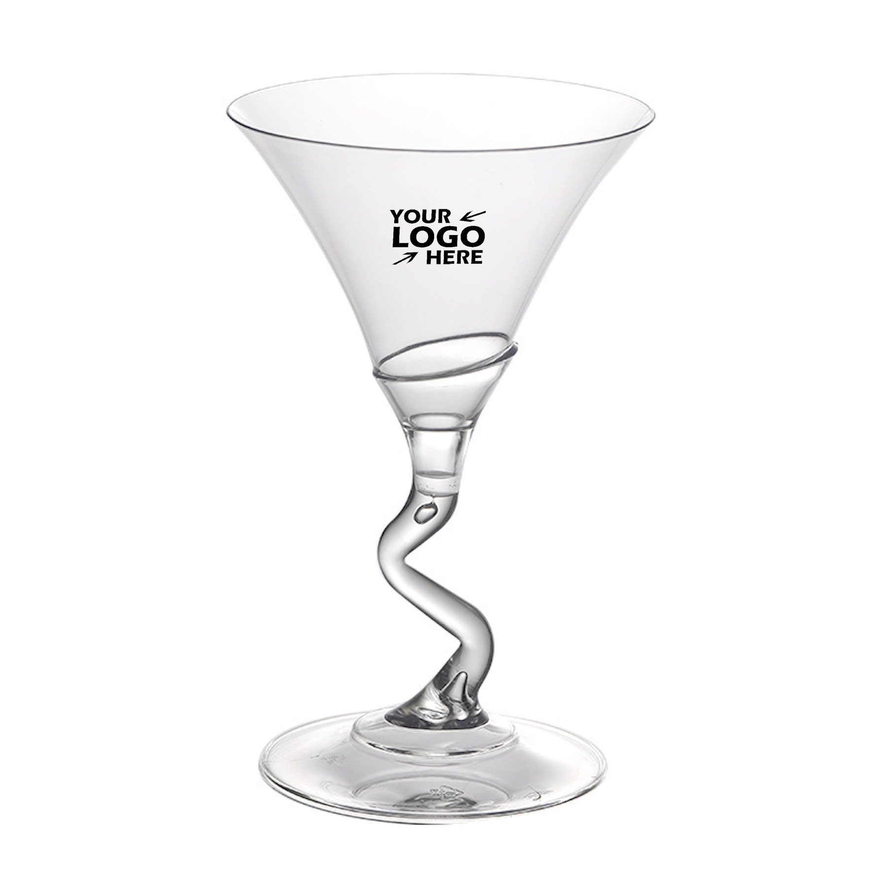 IK-CLW1219 5 Oz Plastic Martini Glass 1