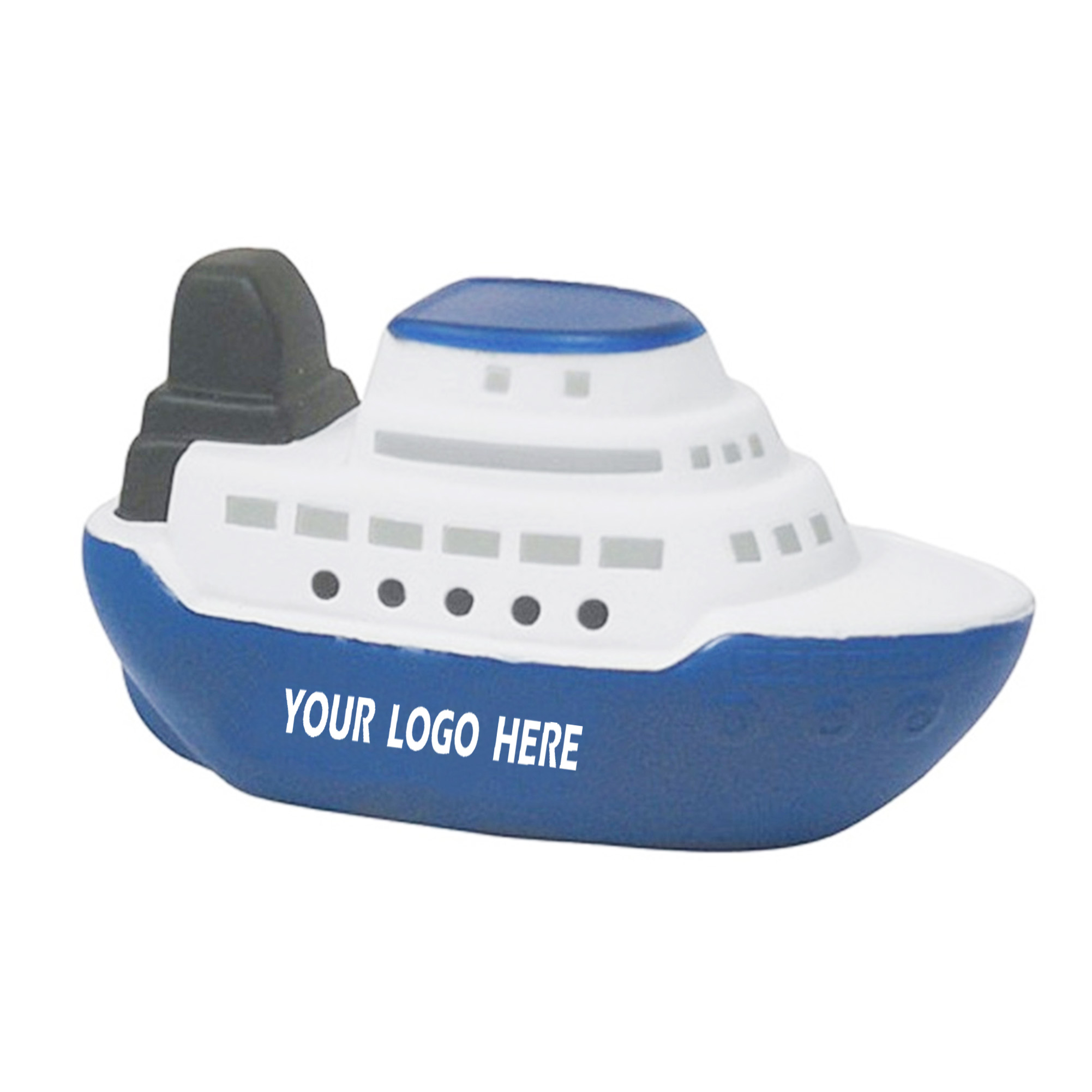 IK-CON1099 Squishy Cruise Boat Stress Ball