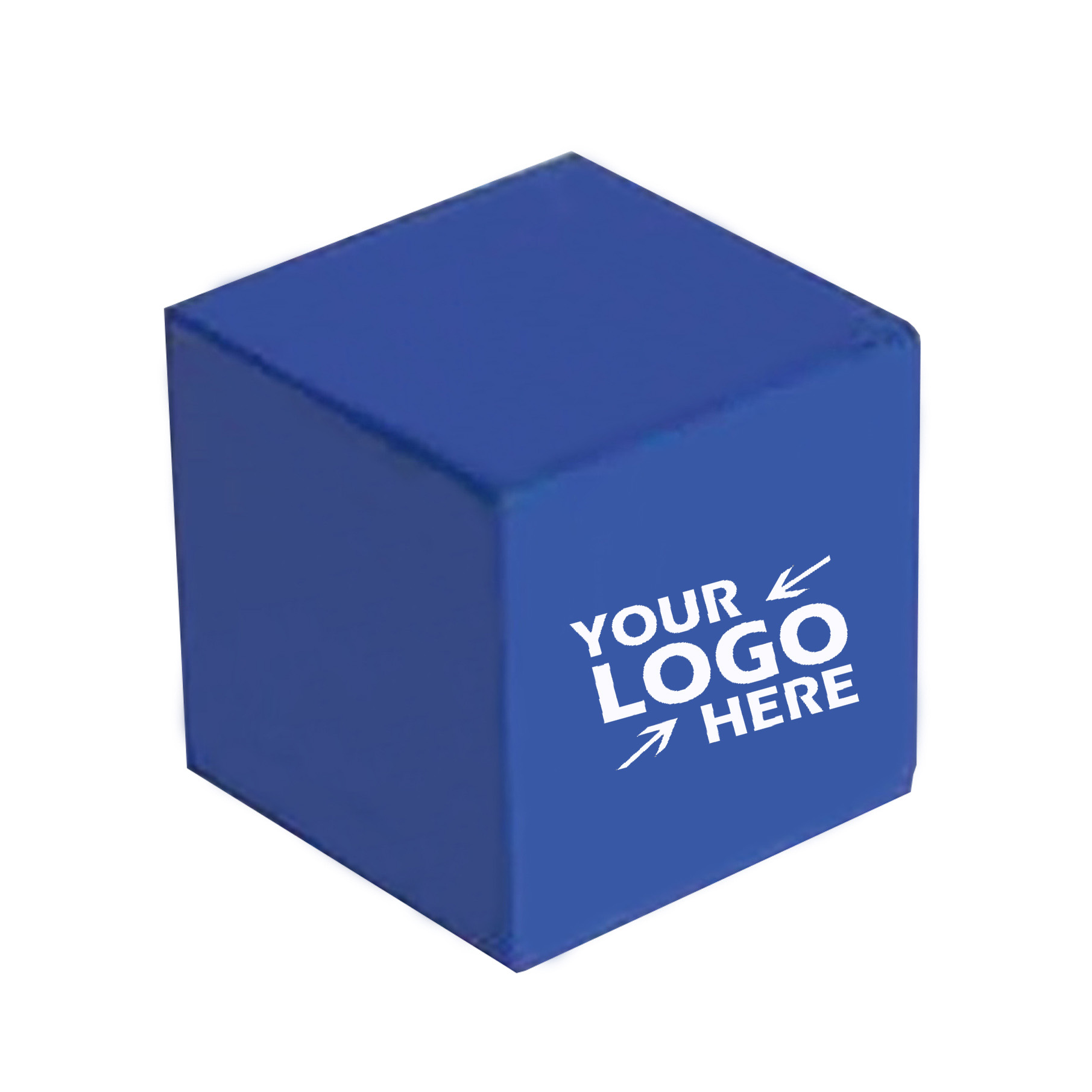 US-CON1138 Custom PU Dice Shaped Stress Reliever logo 2