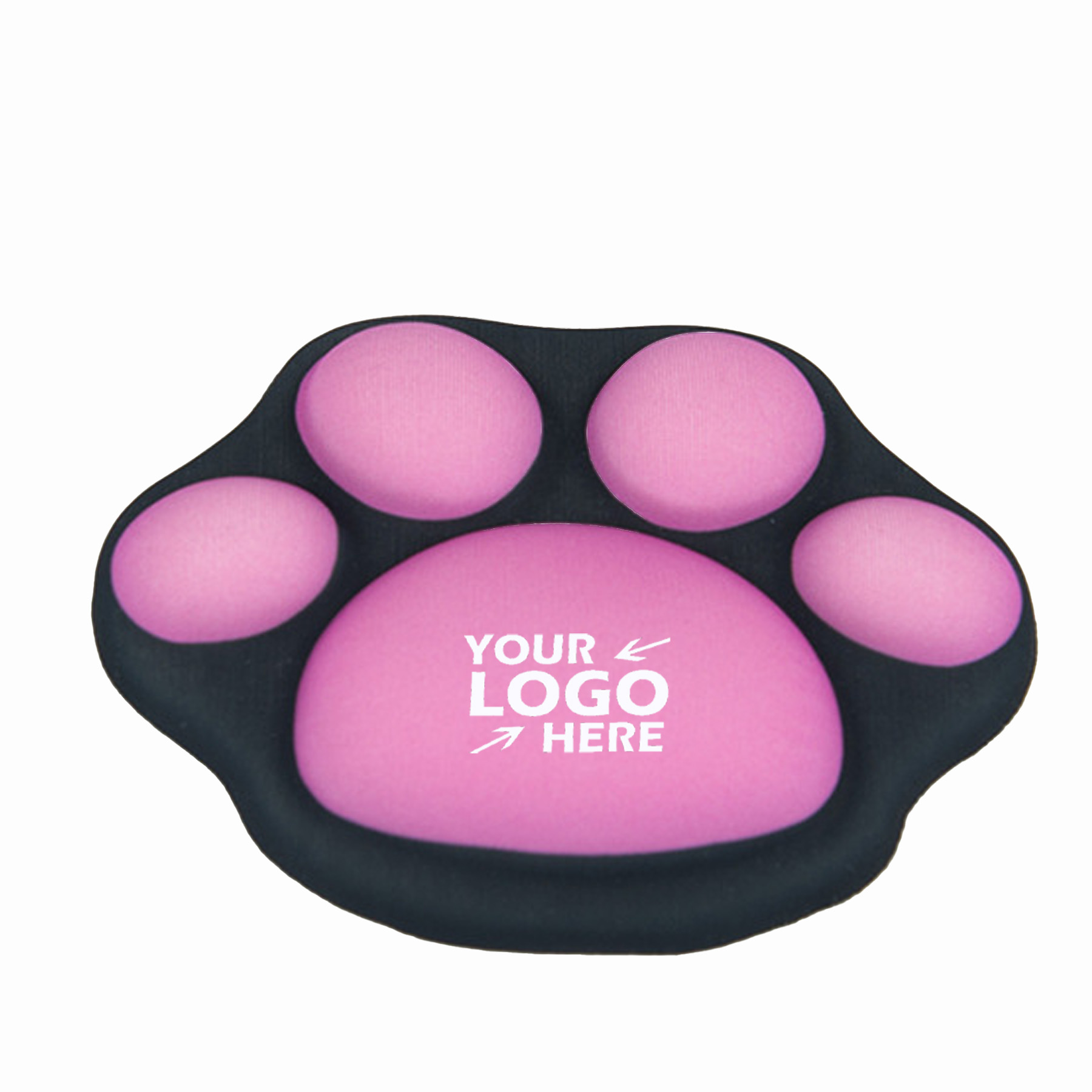 US-QQW1160 Cat Paw Pattern Mouse Wrist Support Pad Logo