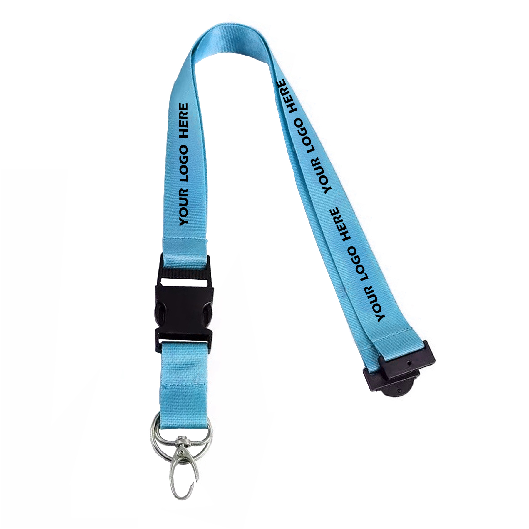 US-GLC1137 Lanyard Keychain Holder Clip with Webbing Strap