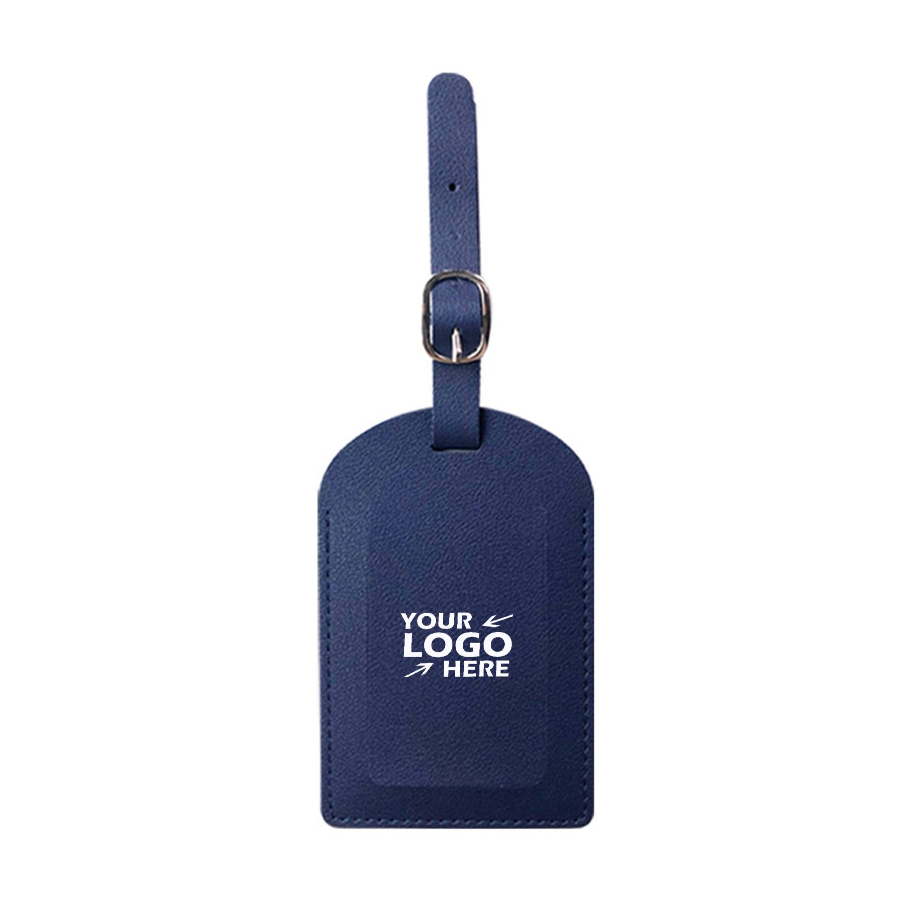 IK-CON1220 Soft PU Leather Luggage Tag Custom Pattern