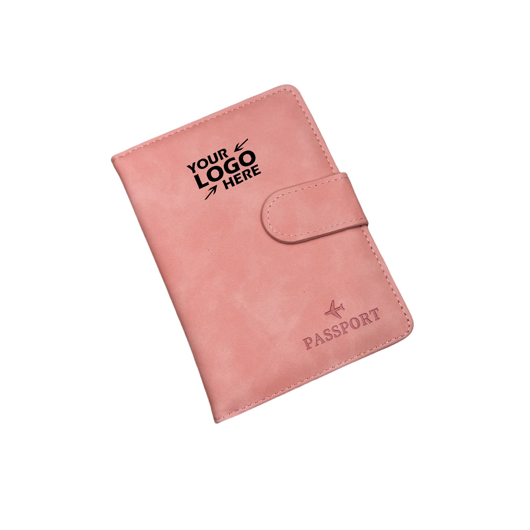IK-CON1230 PU Leather RFID Passport Card Case