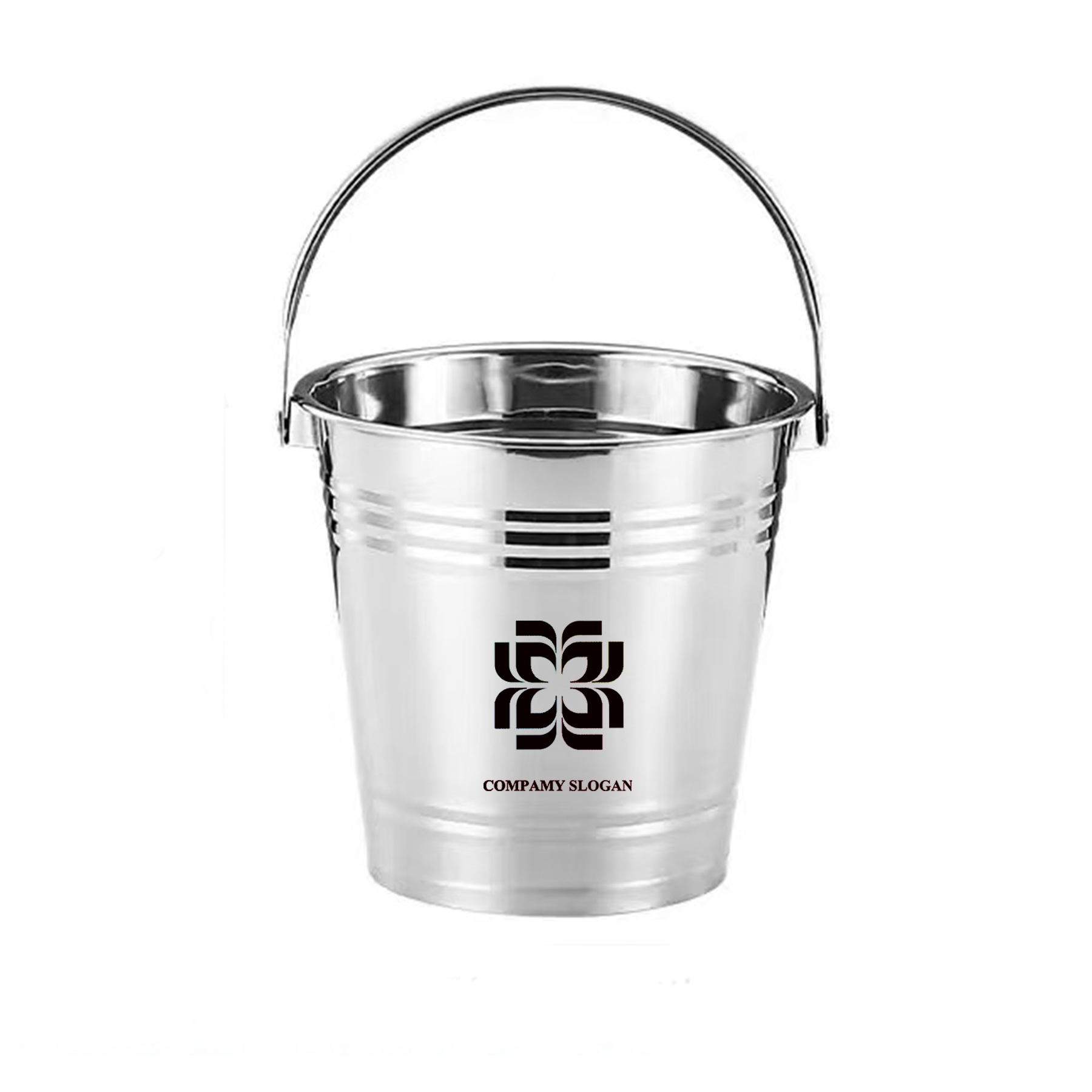 IK-LUS1118 3L Stainless Steel Ice Bucket logo