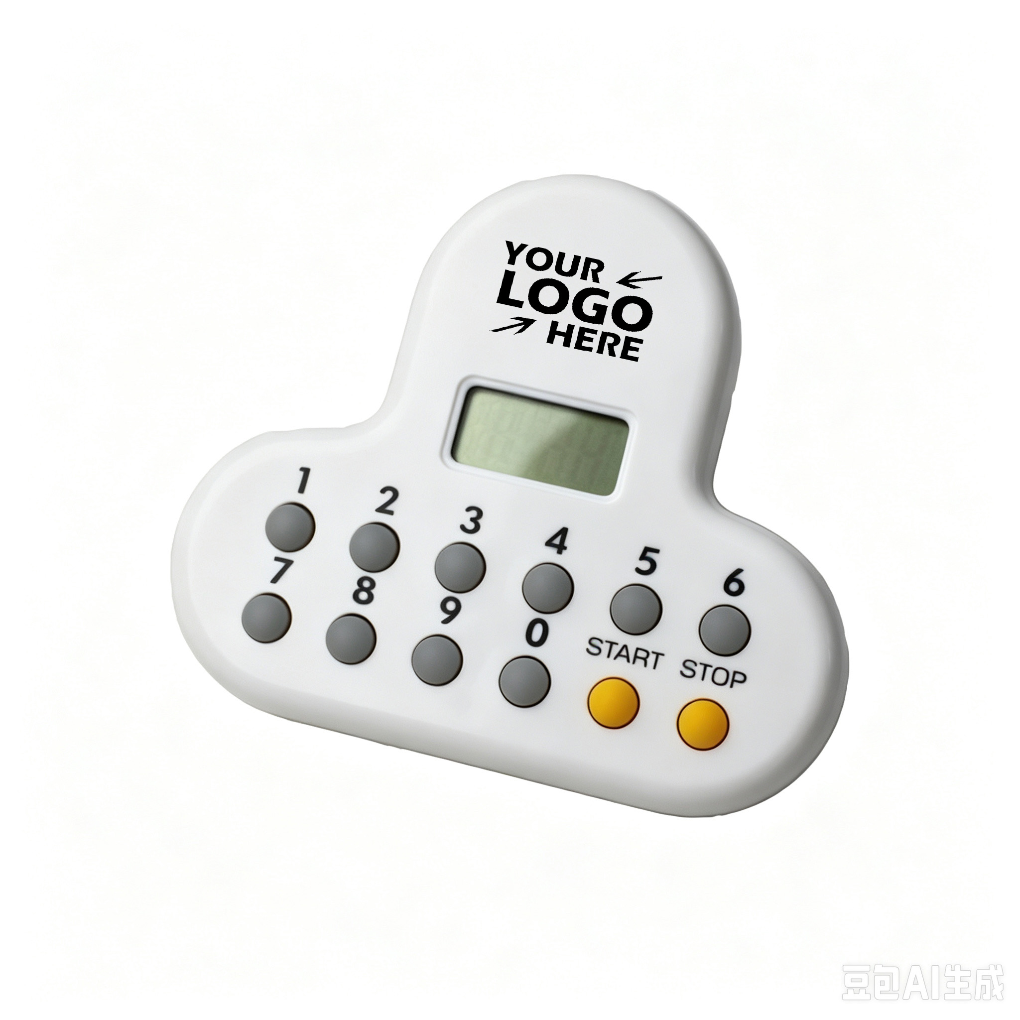IK-LAL1027 Cloud Shaped Digital Timer with Clip & Bell